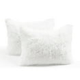 thumbnail image 6 of Lush Decor Emma Faux Fur Duvet Cover - Light Gray - Full/Queen, 6 of 11