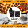 thumbnail image 5 of XMXT Heat Resistant Oven Mitts and Pot Holders Sets, Simple Pen Planet Print Oven Mitt Hot Pads Kitchen Cooking BBQ Gloves, 4 Pcs, 5 of 7