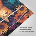 thumbnail image 3 of 2 Pack Wet Dry Bags,Rainfall and Cat Waterproof Reusable Dual Zipper Bags for Swimwear, Gym Clothes, Toiletries, Baby Diapers, 3 of 8