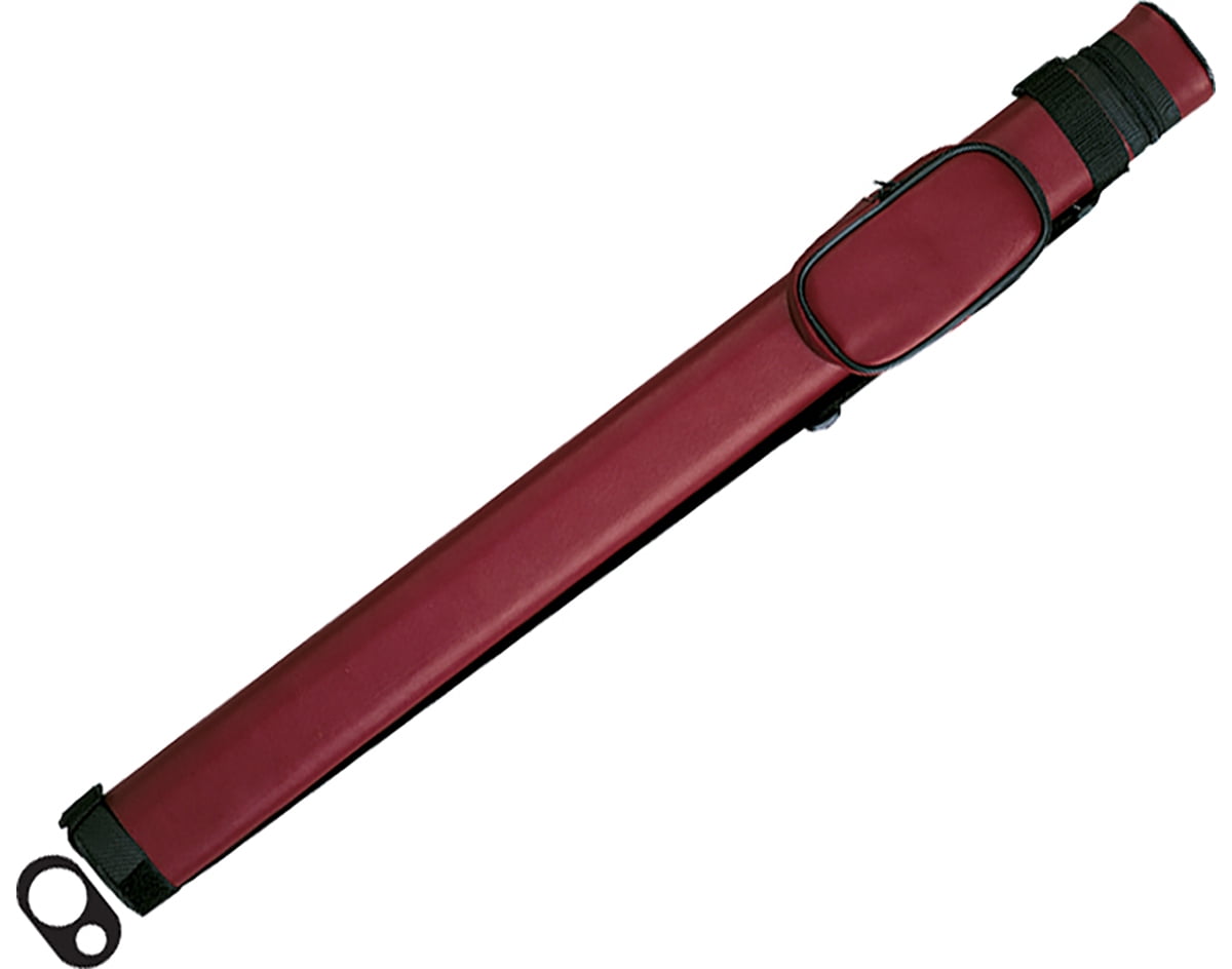 Action Brand AC11 1X1 Oval Hard Vinyl Pool/Billiard Cue Case Burgundy