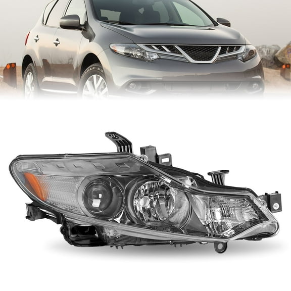 For 09-14 Nissan Murano Halogen Right Passenger Side Headlight Assembly Headlamp