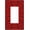 Red, variant on Duplex Receptacle Outlet Covers,Retro Purple Lavender Flower 1-Gang Single Duplex Wall Plate Standard Size, Decorative Switchplate Covers Electrical Faceplate, Polycarbonate Thermoplastic