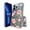 Flowers & Butterfly, variant on Phone Case Cover for Apple iPhone 17E /iPhone 16E Floral Pattern Hybrid Transparent TPU Silicone, Shock Absorption Bumper, Hard Back Slim (Flowers & Butterfly)