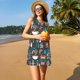 thumbnail image 3 of Balery Coffee Lover Print Vestidos de verano para mujer con estampado: vestido holgado sin mangas, vestido playero informal y cómodo para días calurosos., 3 of 7