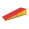thumbnail image 4 of koolsoo Tapis de Gym Antidérapant Extérieur en Forme de Coin de Fromage pour Yoga Gym Exercice Sports Rouge Jaune, 4 of 9