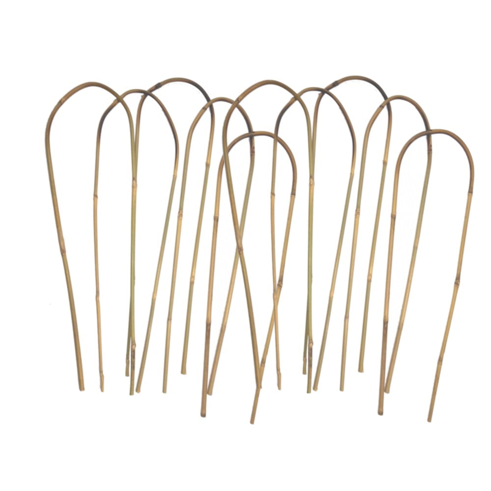 24 in. Bamboo U Trellis Hoop Stakes (10 Pack)
