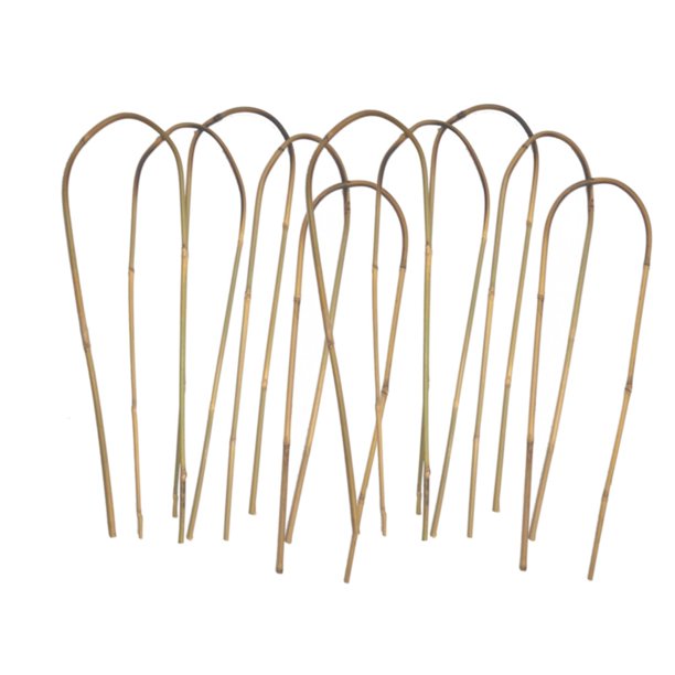 24 in. Bamboo U Trellis Hoop Stakes (10 Pack) - Walmart.com - Walmart.com