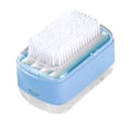 thumbnail image 4 of Caja de espuma para almacenamiento de jabón con drenaje y tapa, herramienta de limpieza para lavado de manos Azul, 4 of 9