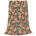 thumbnail image 2 of Pofeuu Squirrel And Nuts Print Ultra-Soft Micro Fleece Blanket,for Bed Or Sofa,All Season Throw Blankets Flannel Blanket-60"x50", 2 of 7