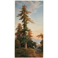 thumbnail image 3 of John Ross Key 11x18 Black Modern Framed Museum Art Print Titled - Redwood Trees, Santa Cruz Mts., Cal (1874), 3 of 5