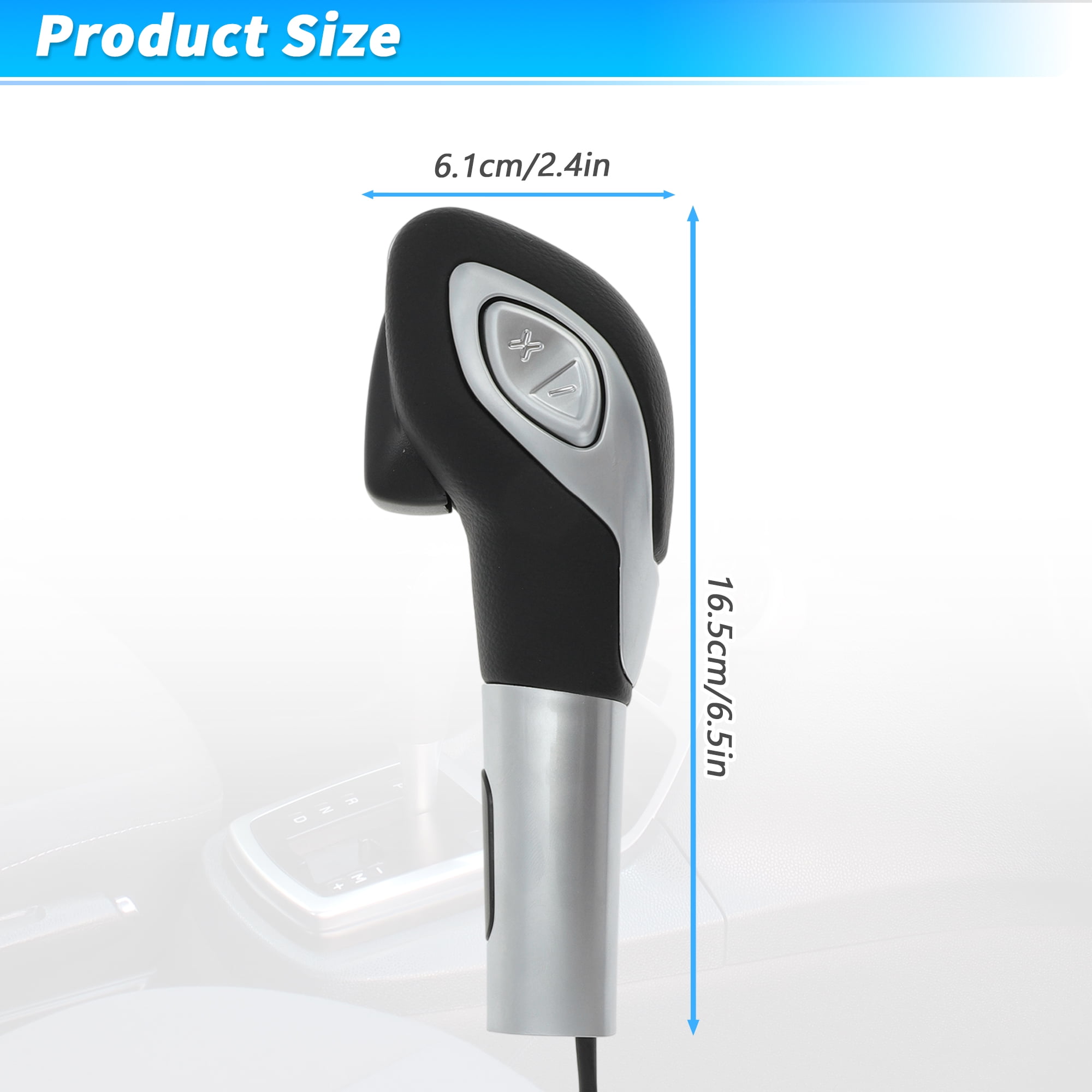 Unique Bargains Auto Transmission Shift Knob Gear Shift Knob Handle for Ford Fiesta 2014-2019 No.CN1Z7213CA Shift Gear Lever Knob Gearstick Gaiter Boot Cover