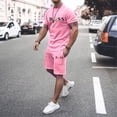thumbnail image 1 of WILLBEST Conjunto Deportivo Informal de Verano para Hombre, Camiseta de Manga Corta Transpirable y Pantalones Cortos Deportivos con Bolsillos., 1 of 3