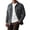 Dark Gray, variant on Men’s Snap Button Shirt Jacket Brushed Fleece Lined Long Sleeve Outdoor Work Navy 2XL