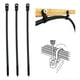 thumbnail image 3 of 300 Bridas para Cables con Orificio para Tornillos, Bridas para Cables Fijas Reutilizables de Nailon, Correas para Sujetar Cables con Bloqueo AutomáTico, Bucle de SujecióN, 3 of 5