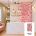 thumbnail image 3 of Pared De Flores Artificiales 2.10x1.20m / Fácil De Instalar Dulce Rosado, 3 of 5