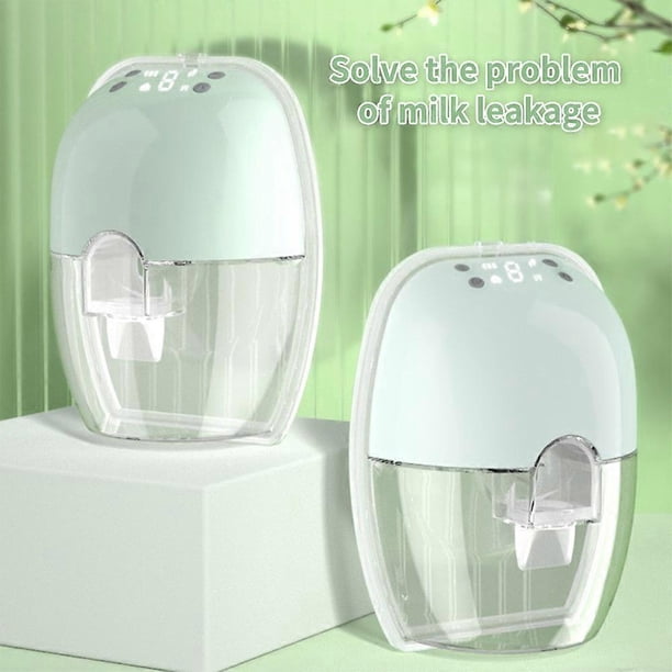 Hands Free Breast Pump Wearable Electric Breast Pump Lightweight with LED Display 2 Modes & 9 Suction Levels