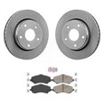 thumbnail image 1 of Transit Auto Front Disc Brake Rotors and Ceramic Pads Kit for Car Jeep Wrangler K8A-104750, 1 of 11
