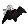 thumbnail image 2 of PinMart's Small Black Bat Animal Halloween Enamel Lapel Pin, 2 of 4