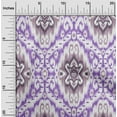 thumbnail image 2 of oneOone Viscose Jersey Purple Fabric Asian Ikat Sewing Fabric By The Yard Printed Diy Clothing Sewing Supplies 60 Inch Wide, 2 of 4