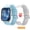 blue+silver  two watch bands, variant on Smart Watch with Bluetooth 5.4 Call Answer& Music,1.83" Full-Touch Color Screen,100+ Sports Modes,Fitness Tracker,Smart Notifications,Long Battery Life Watch for Android&Iphone,Red