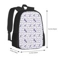 thumbnail image 2 of Balery Lavender Flowers Backpack for Men and Women - Durable 600D Oxford Cloth -Large Capacity, Water-Resistant School, Travel, and Hiking Bag, 2 of 9