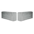 thumbnail image 1 of 2 Sofa Armrest Cover Polyester Solid Color Removable Armchair Cover Solid Color Armrest , Gray, 1 of 7