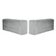 thumbnail image 1 of Funda para reposabrazos, protector universal de terciopelo para brazos de silla. gris, 1 of 7
