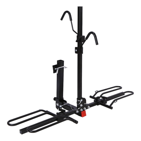 golytefs Hitch Mount Bike Rack Fits 2 Inch Receiver Bicycle Carrier Rack Foldable for Car