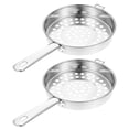 thumbnail image 3 of 2pcs Large Hole Cold Shrimp Colander, Handheld Kitchen Strainer, Mesh Skimmer for Vegetables, Fruits, Food, Home and Restaurant Use, 3 of 5
