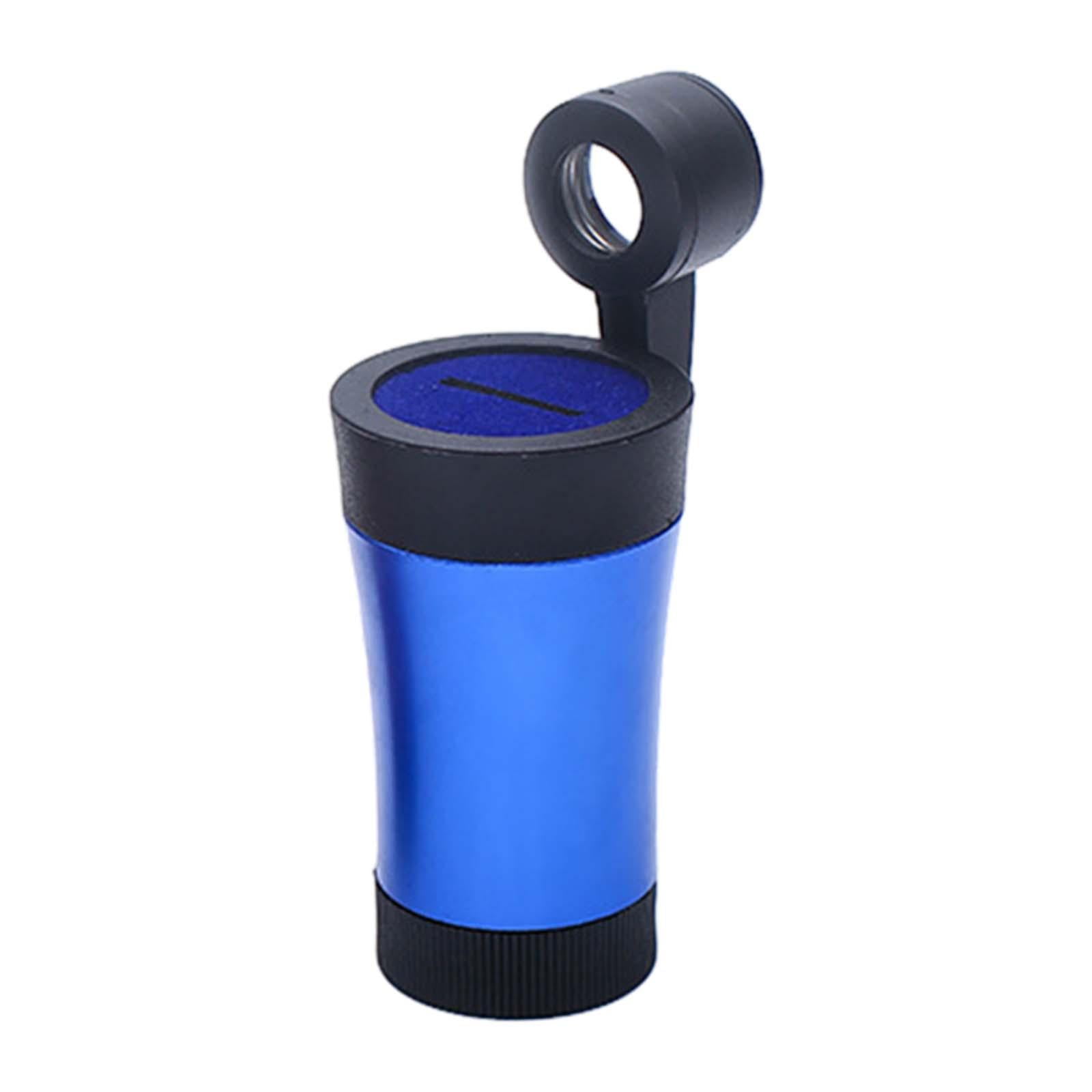 Milageto Diamond Inscription Reader Magnifier Practical Sturdy Easy Use Magnifying Glass blue