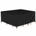 thumbnail image 1 of Funda para muebles de jardín 213 x 131 x 74 cm 210D Oxford cubierta protectora para mesa impermeable resistente al viento lluvia UV desgarro, 1 of 1