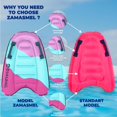 thumbnail image 2 of Tabla de Bodyboard Inflable ZAMASMEL Premium para Niños Morado-Rosa, 2 of 7