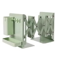 thumbnail image 1 of Tall Heavy Duty Metal Adjustable Bookends Organizer With Removable Pen Holder Tray And Hook For Desk Home Library, 1 of 4