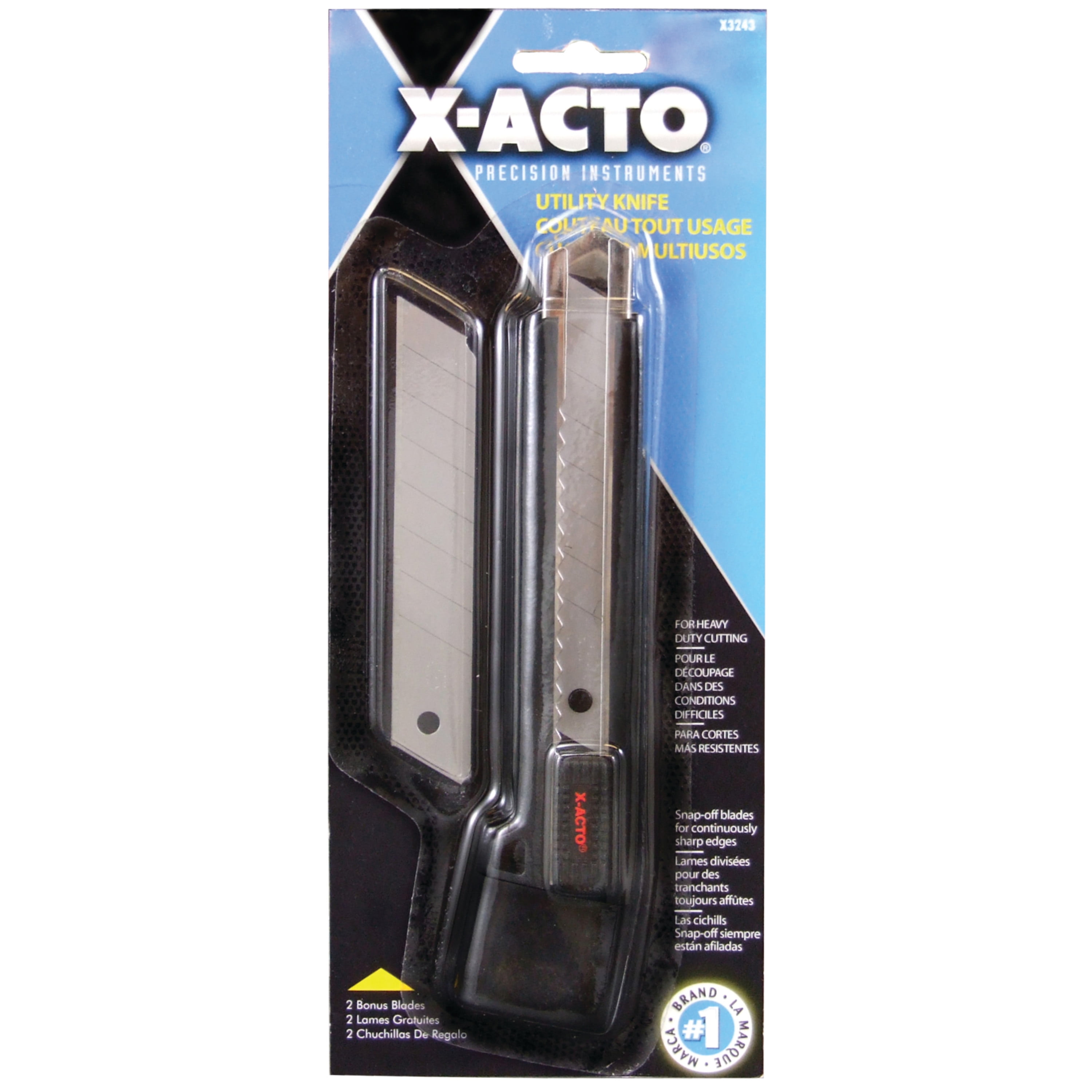 XActo HeavyDuty Utility Knife, SnapOff Blade