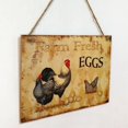 thumbnail image 3 of Fresh Eggs Sign Wooden Retro Vintage Sign Country Home Decor Farmhouse Rustic Sign (FARM FRESH EGGS 3), 3 of 6