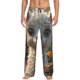 thumbnail image 1 of Balery Adorable Llama In Flowers Pantalones de pijama para hombre, pijama ultraligero, pantalón de descanso-3X-Large, 1 of 6