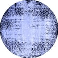 thumbnail image 1 of Ahgly Company Indoor Round Persian Blue Bohemian Area Rugs, 5' Round, 1 of 4