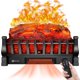 thumbnail image 1 of Inserto de chimenea eléctrica Riseon con control remoto, 5 efectos de llama y temporizador, 120 V, 1 of 7