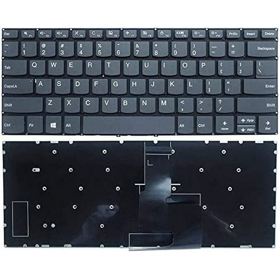 New US Black English Laptop Keyboard (Without palmrest Non-Backlit) for Lenovo IdeaPad 3-14ADA05 3-14ARE05 3-14IGL05 3-14IIL05 3-14IML05 3-14ITL05