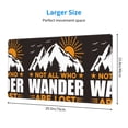 thumbnail image 3 of Kdxio Not All Who Wander Are Lost4 Print Large Gaming Mouse Pad,Non-Slip Base,Water Resist Keyboard Pad for Gamer,Office & Home,29.5 x 15.8 in, 3 of 9