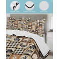 thumbnail image 3 of Twin Quilt Bedding Set, Farmhouse Checkered Reversible Summer Quilt 3 Pieces, Rustic Retro Farm Life Assembling Lightweight Bedspreads Coverlets with 2 Pillow Shams for All Seasons, 3 of 5