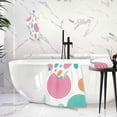 thumbnail image 3 of Colorful Circles Cotton Towel Set 2 Piece, 1 Bath Towels 1 Washcloth, Soft Fast Dry Super Absorbent Face Hand Towel for Bathroom Hotel Gym Spa and Beach, 3 of 7