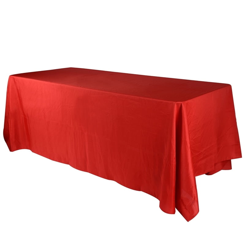 Red 60 x 102 Rectangle Tablecloths ( 60 inch x 102 inch )