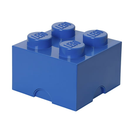 LEGO Storage Brick 4, Bright Blue (Best Storage Containers For Legos)