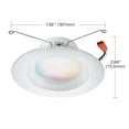 thumbnail image 7 of 10w 5-6 in. LED Recessed Downlight RGB & Tunable White Starfish IOT 120v, 7 of 7