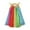 Multicolor, variant on Odeerbi Toddler Kids Baby Girls Chiffon Dress 2025 Fashion Cute Sleeveless Dress Rainbow Striped Lace Up Dress