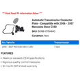 thumbnail image 2 of Automatic Transmission Conductor Plate - Compatible with 2006 - 2007 Mercedes-Benz C350, 2 of 2