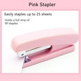 thumbnail image 2 of Gold Acrylic Stapler, Desktop Stapler, 25 Sheet Capacity, includes 1000 Staples and Staple Remover, 2 of 12
