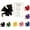 Black, variant on Emotional Support Dragon Pocket Buddy, Cute Plush Stuffed Animals with Encouragement Card, Hand-Stitched Dragon Comfort Figurine Anxiety Relief Desk Decor Gift for Students & Adults (Black)