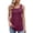 Watermelon Red, variant on LAJPXKHY Plus Size Tank Tops for Women Summer Camis Casual Loose V Neck Sleeveless Breathable Comfy Curved Hem Solid Color Shirts